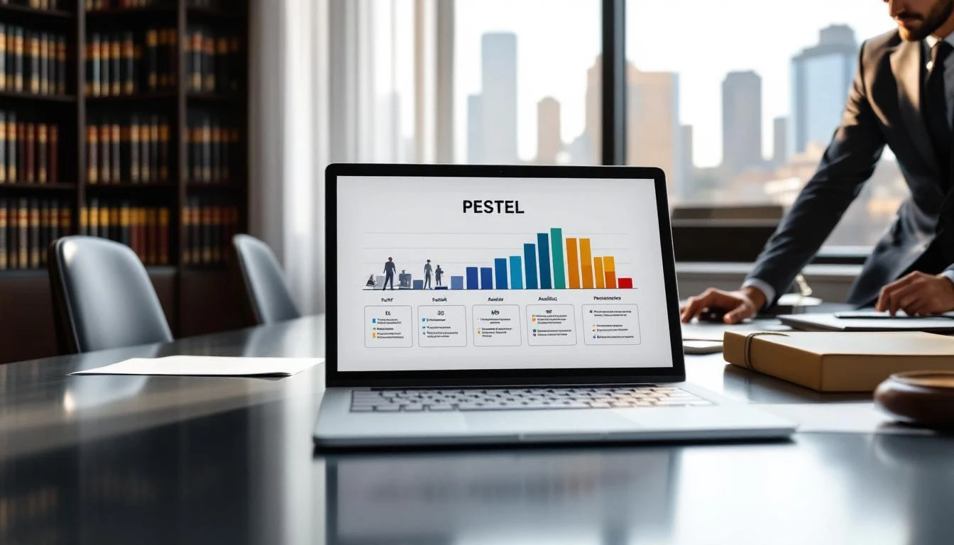 PESTEL exemple : 5 cas pratiques en droit des affaires