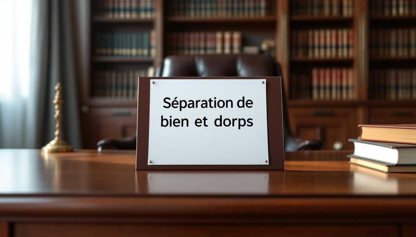 Séparation de bien et de corps : 7 points essentiels en 2026