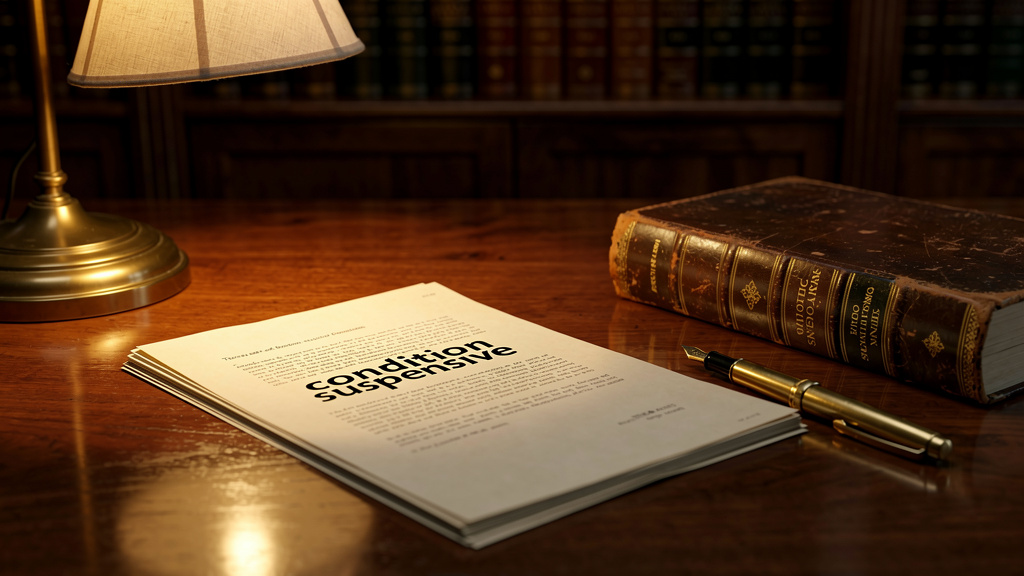 Condition suspensive définition : exemples et applications pratiques